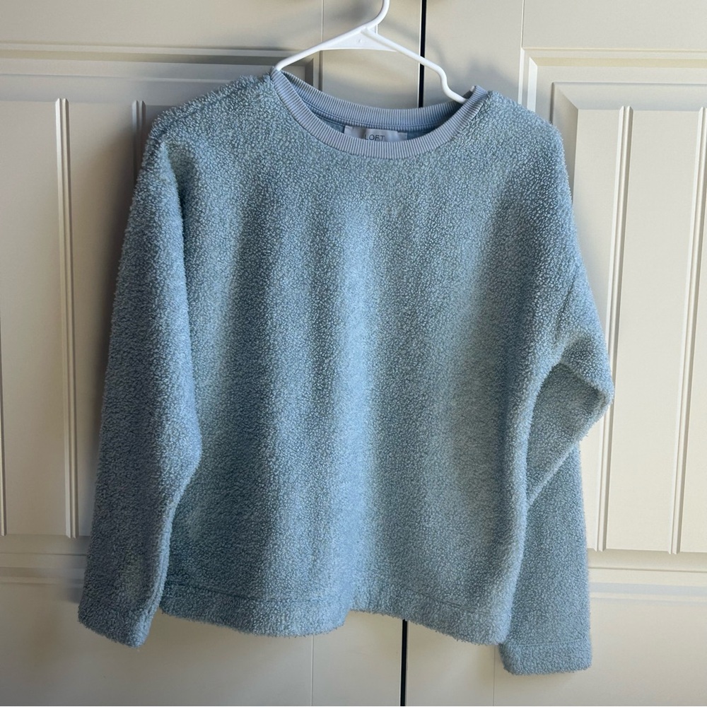 Loft Cozy Sherpa Sweatshirt